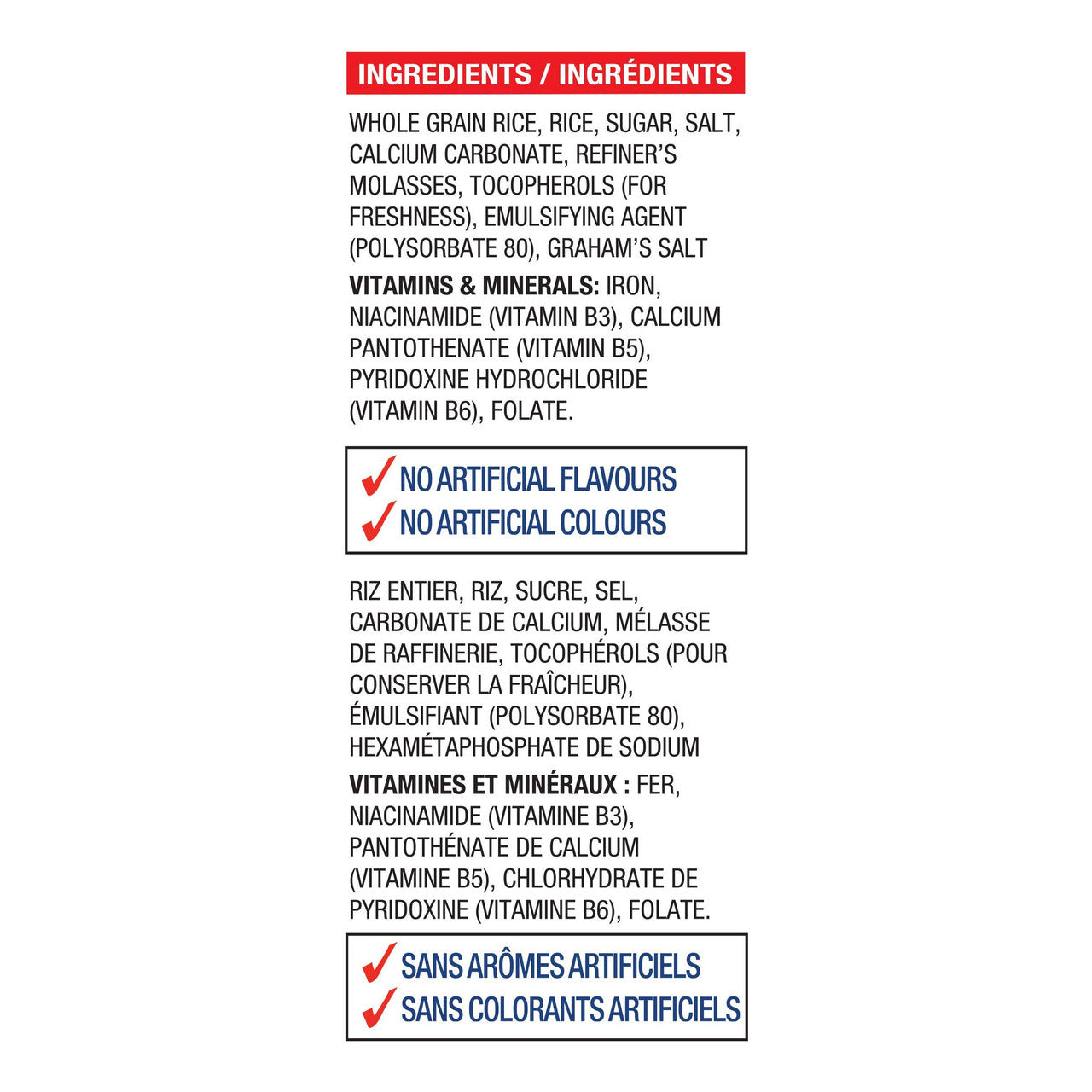 Chex Gluten Free Rice Cereal, 365g/12.8oz, (Imported from Canada)